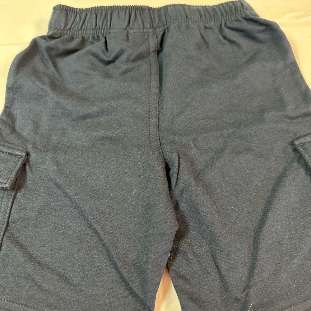 Kids Navy Cargo Shorts